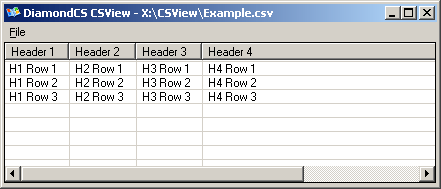 DiamondCS CSView Screenshot